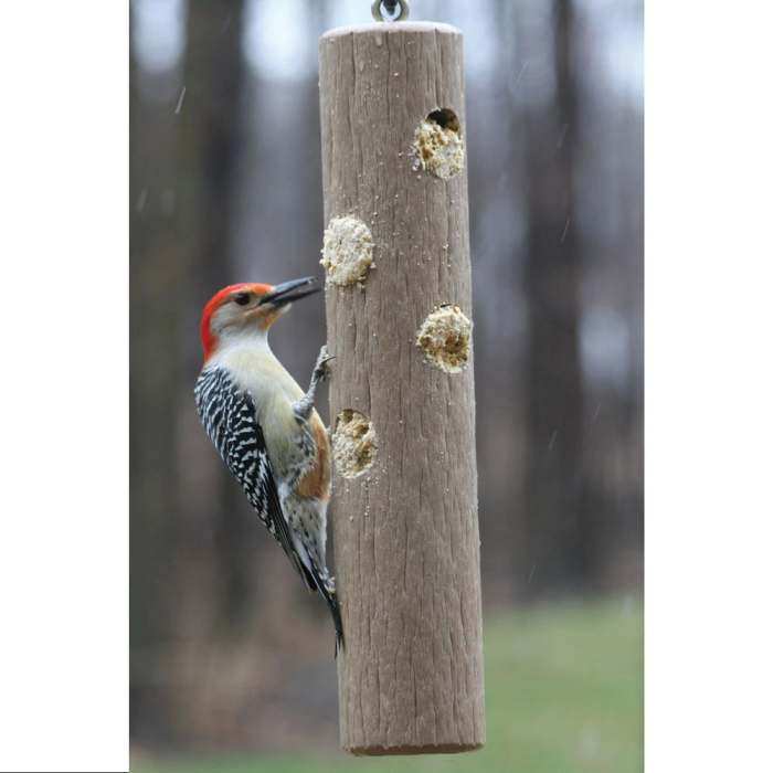 Second Nature Recycled Plastic Suet Log Feeder