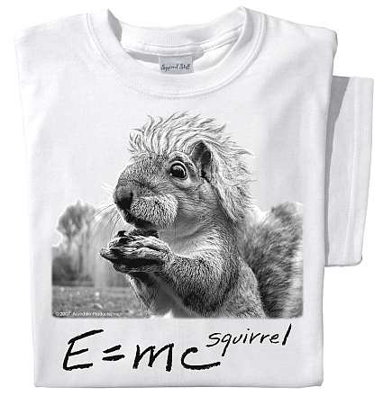 E=mc Squirrel T-shirt