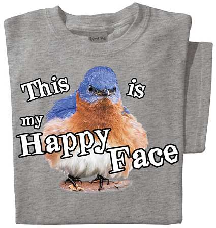 Happy Face Bluebird T-shirt