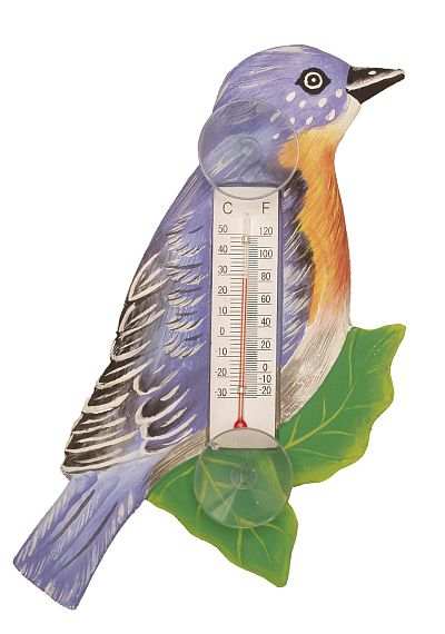 Window Thermometer Bluebird Small