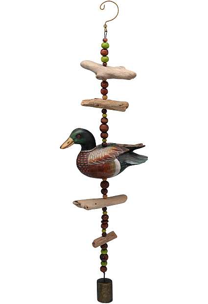 For The Birds Mallard Duck Driftwood Sculpture