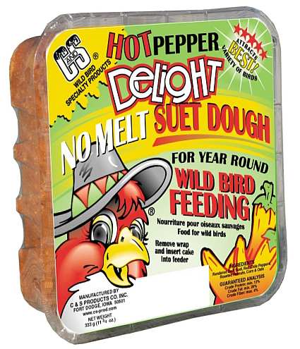 C&S Hot Pepper Delight Suet Dough 11.75 oz 12/Pack