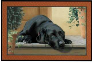 Black Lab Porch Doormat