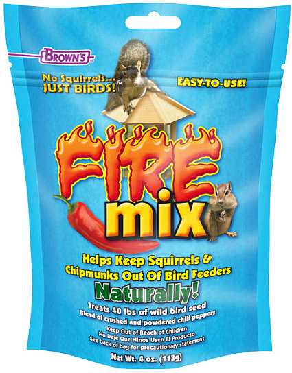 Squirrel Fire Mix Bird Seed Treatment 4 oz. 8/Pack