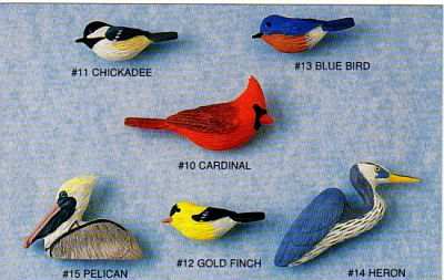 Fisher Wildlife Bird Pins