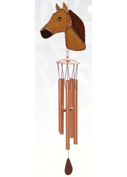 Stained Glass Windchime Horse Small