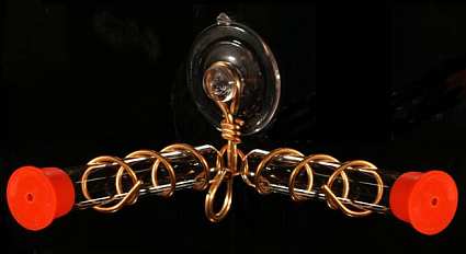 Window Two Tube Hummingbird Feeder