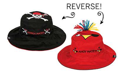 Kids' Reversible Sun Hat Pirate/Parrot