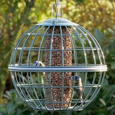 Nuttery Globe Peanut And Sunflower Feeder Quality Squirrel