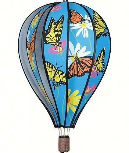 Hot Air Balloon Wind Spinner Texas 22" Large Colorful 