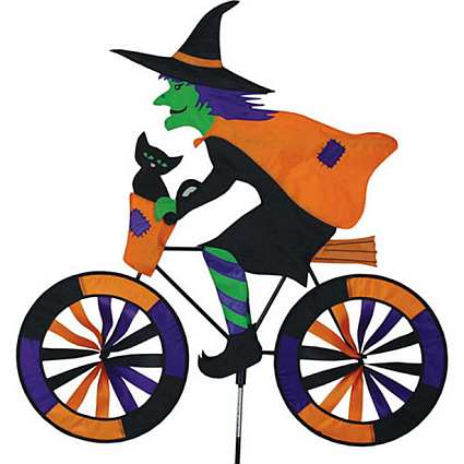 Witch Bicycle Garden Spinner Large