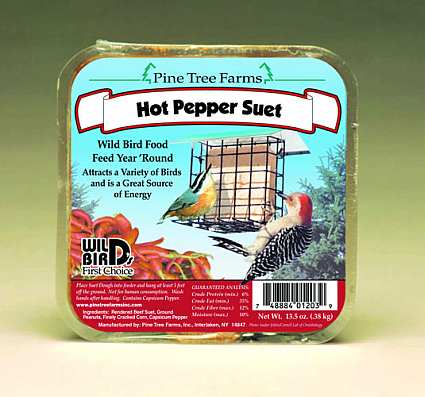 Hot Pepper Suet Cake 3 Pack