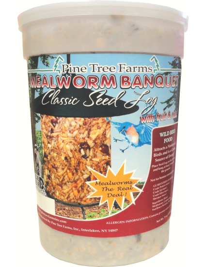Mealworm Banquet Classic Seed Log 72 oz.
