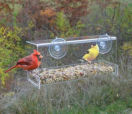 Clear View Deluxe Open Diner Window Feeder