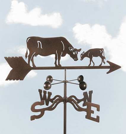 EZ Cow with Calf Weathervane Package