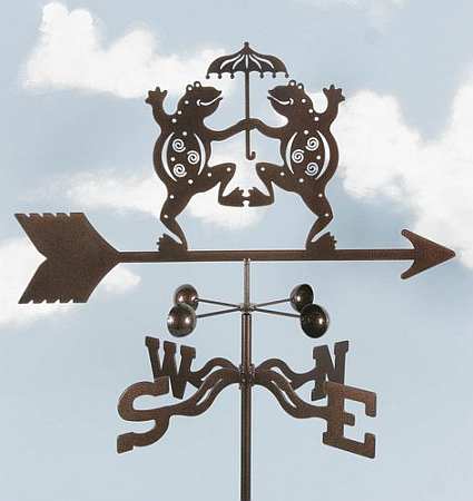 EZ Dancing Frogs Weathervane Top