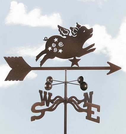 EZ Flying Pig Weathervane Package