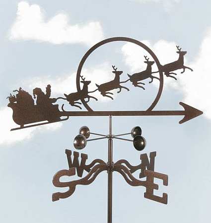 EZ Santa with Sleigh Weathervane Package