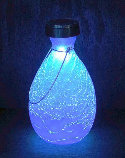 Solar Teardrop Lantern Blue Lapis Set of 2