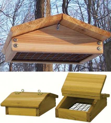 Cedar Select Large Upside-Down Suet Feeder