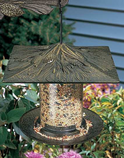 Classic Pinecone Seed Tube Feeder Small