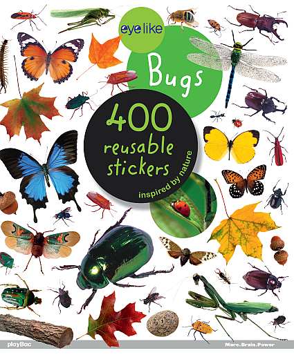 Eyelike Bugs 400 Reusable Stickers