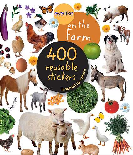 Eyelike On The Farm 400 Reusable Stickers