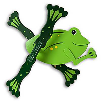 Classic Whirligig Spinner Frog