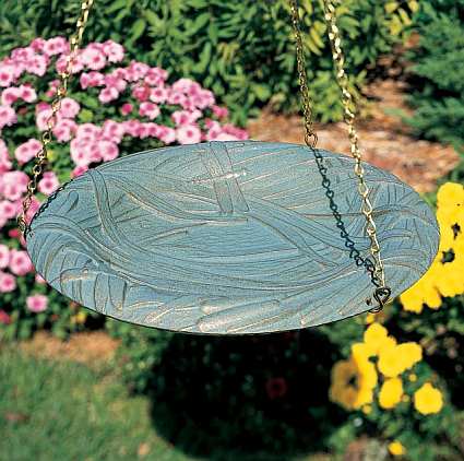 Classic Hanging Birdbath Dragonfly