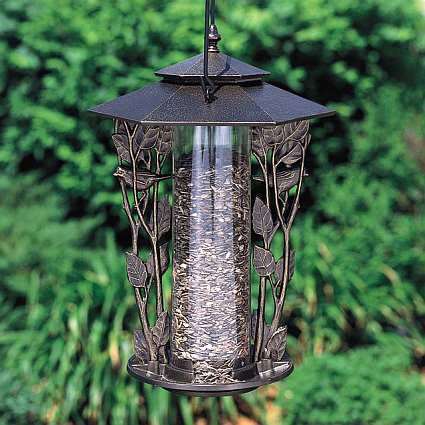 Classic Chickadee Silhouette Bird Feeder