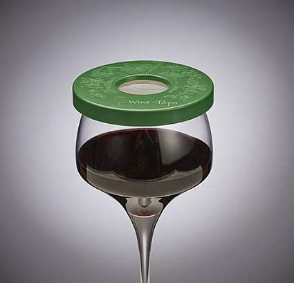 Wine Tapa Wine Glass Cover Evergreen