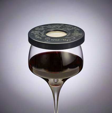 Wine Tapa Wine Glass Cover Graphite
