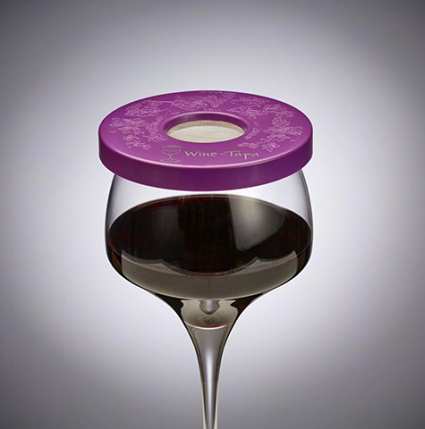 Wine Tapa Wine Glass Cover Lavender