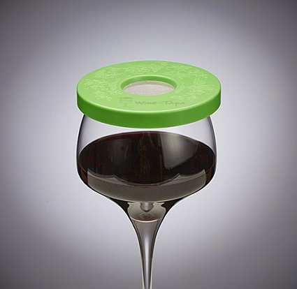Wine Tapa Wine Glass Cover Lime