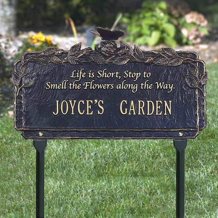 Personalized Garden Plaques Decorative Custom Handcrafted Personalized Garden Plaques Decorative Custom Handcrafted Lawn And Signs At Bird