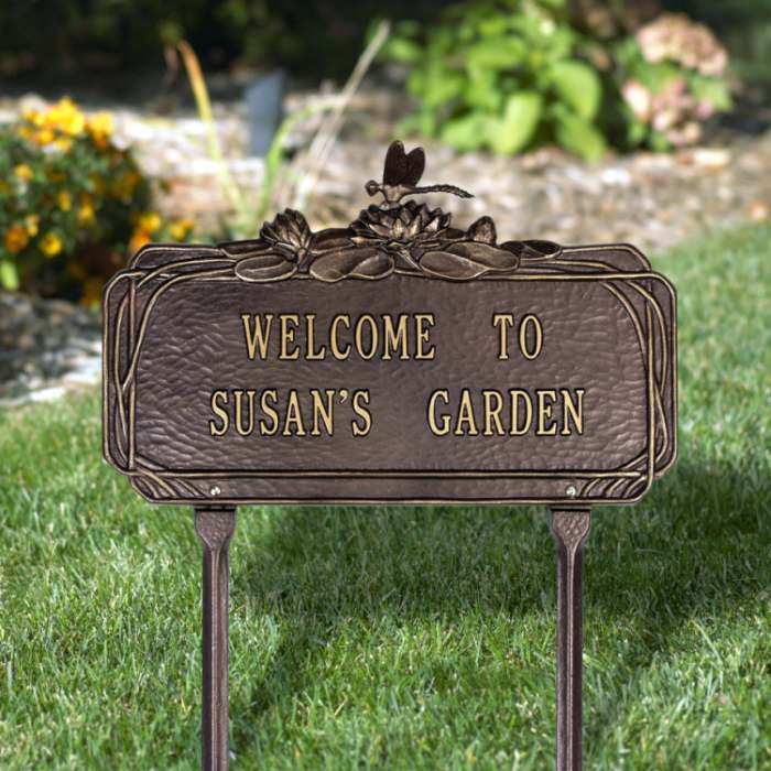 Personalized Garden Plaques Decorative Custom Handcrafted Personalized Garden Plaques Decorative Custom Handcrafted Lawn And Signs At Bird