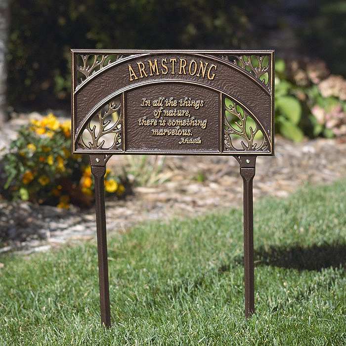 Personalized Garden Plaques Decorative Custom Handcrafted Lawn And Signs At Bird - Metal Garden Signs Personalized Personalized Garden Plaques Decorative Custom Handcrafted Lawn And Signs At Bird - Metal Garden Signs Personalized