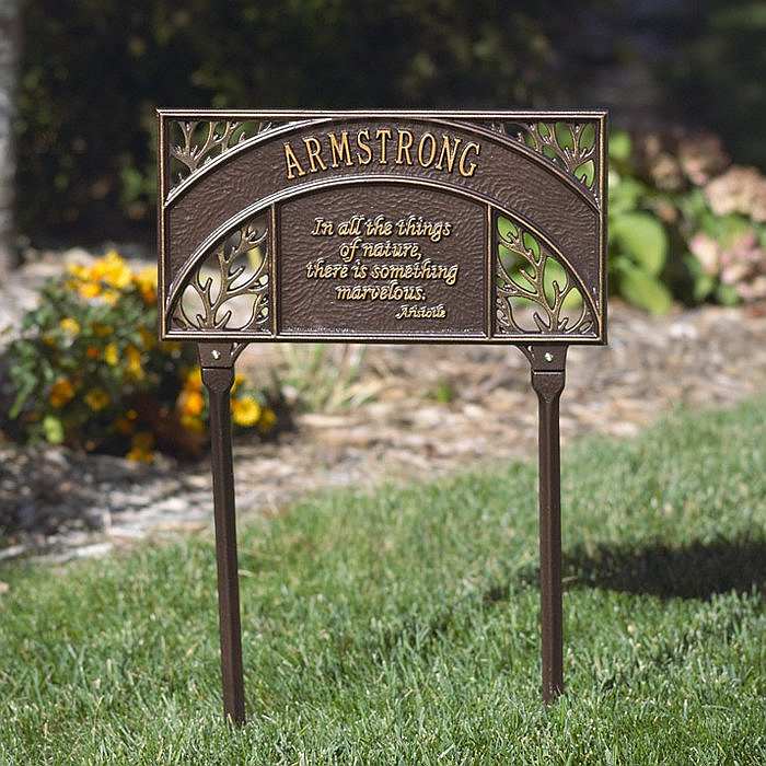 Personalized Garden Plaques Decorative