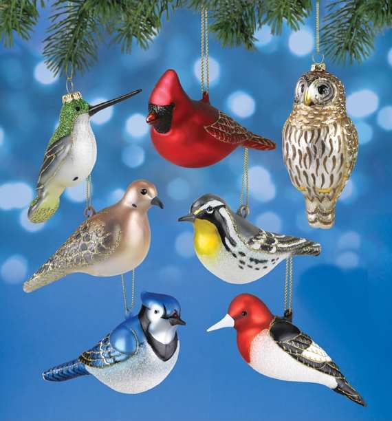 glass bird christmas tree decorations www indiepedia org clip on birds christmas ornaments