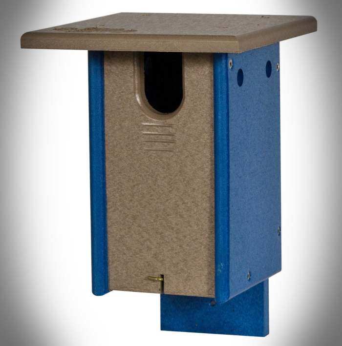 Song bird feeder Amish built Weatherproof Polywood 8"w x 8"d x 13"h  No rot/fade 