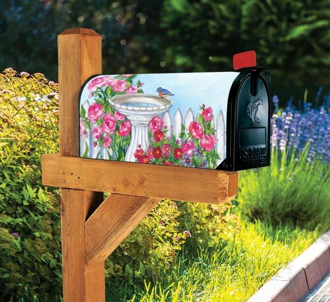 Mailwraps Magnetic Mailbox Covers Mailwraps Magnetic Mailbox Covers For Standard Sized Mailboxes At Songbird Garden