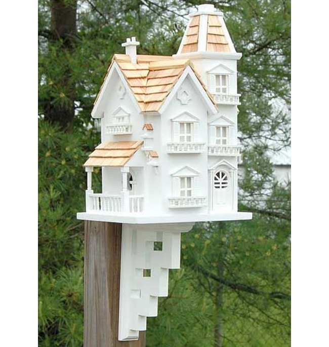 Garden Bazaar Hb 2042 Prairie Farm House White Box Contains 1 X Birdhouse Garden Bazaar