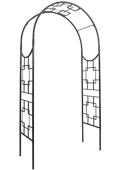 Square-on-Square Garden Arbor