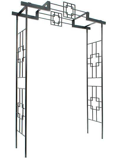 Square-on-Squares Garden Arbor II