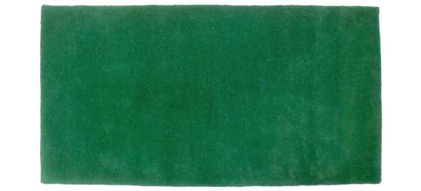 Solid Color Rectangular Hearth Rug Nottingham Green