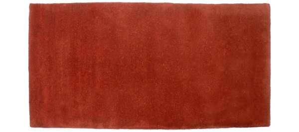 Solid Color Rectangular Hearth Rug Somerville Red