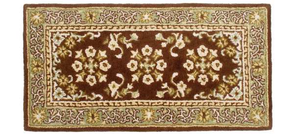 Oriental Rectangular Hearth Rug Coffee 44x22