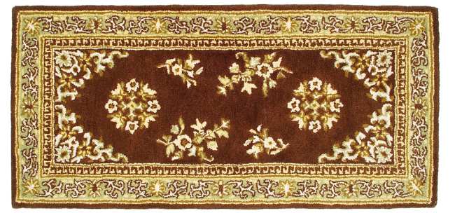 Oriental Rectangular Hearth Rug Coffee 56x26