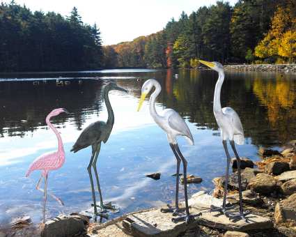 Achla Waders Collection Garden Statuaries