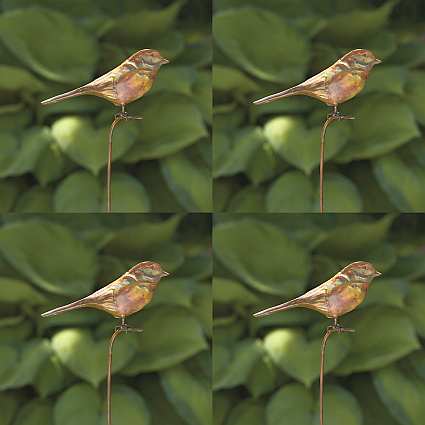 Bird Garden Ornament Set of 4